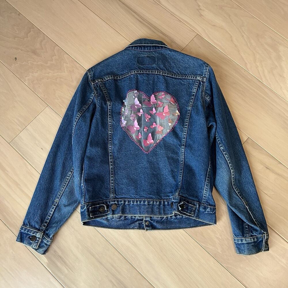 Vintage Levi’s 1987 Denim Jean Trucker Jacket Type 3 *Modified Size 38R
